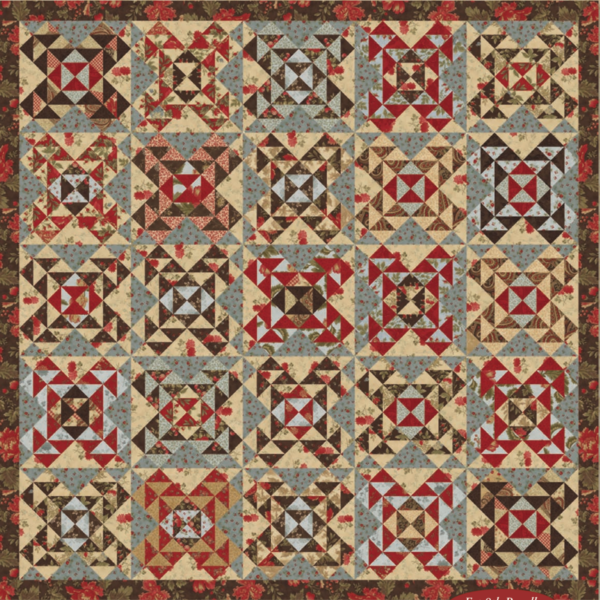 3 Sisters Reproduction Quilt Pattern