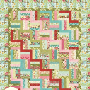 Scrappy Rail Fence Quilt Pattern by basicgrey